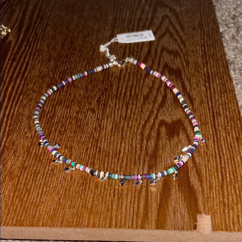 Kendra Scott Red and Pink Beaded Necklace